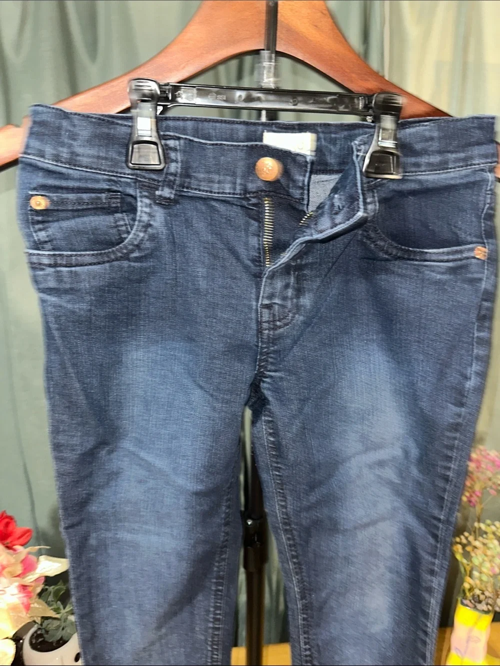 🎉The Children's Place Navy Blue Kids Jeans - Straight Leg A210